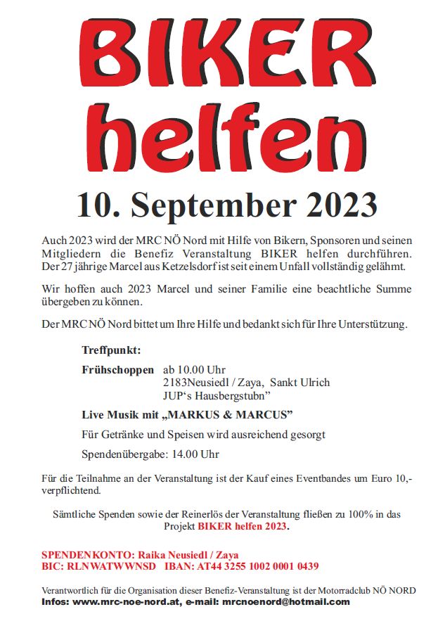Biker helfen 2022